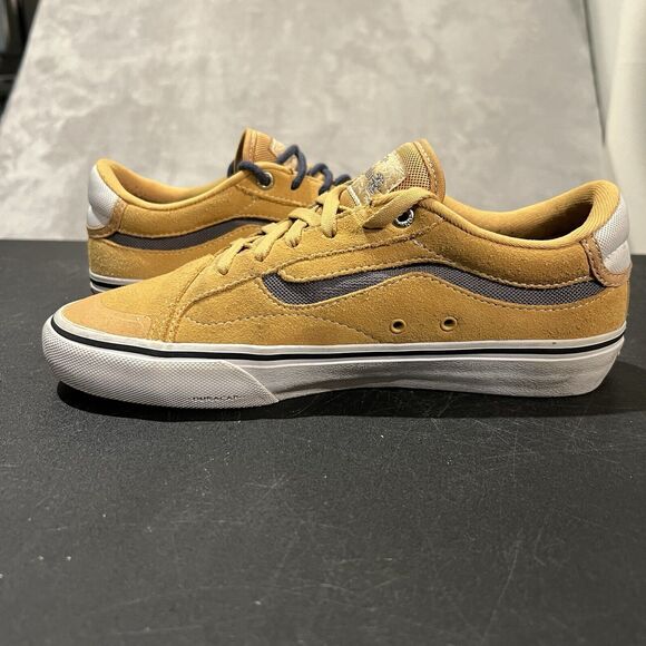 Vans Pro Trujillo Men's 7 Yellow Athletic Suede Skateboarding Old Skool Sneakers - Picture 7 of 10